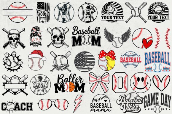 Baseball Graphics for Crafts: A Seller's Review