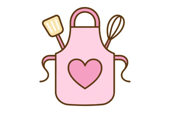 Cute Mom Apron SVG: Graphics for Crafts