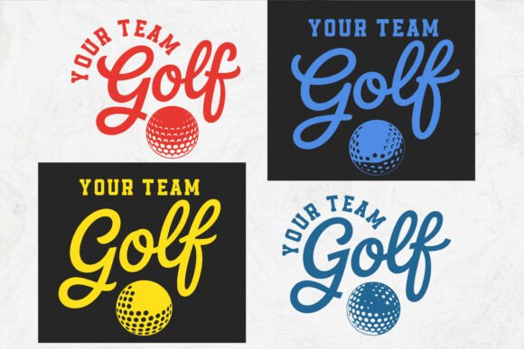 Golf Team SVG: Premium Graphics for Crafts