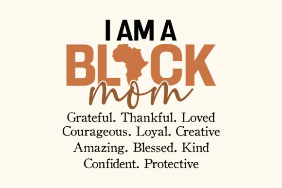 I Am a Black Mom SVG: Premium Graphics for Crafts