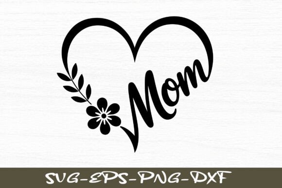 Mom Floral Heart SVG: A Designer's Review for Embroidery