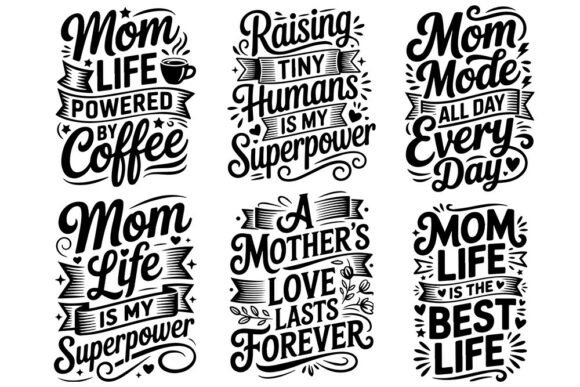 Mom Life SVG Bundle: Graphics for Crafts & Brands