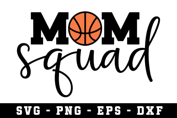 Mom Squad SVG: Graphics for Crafts