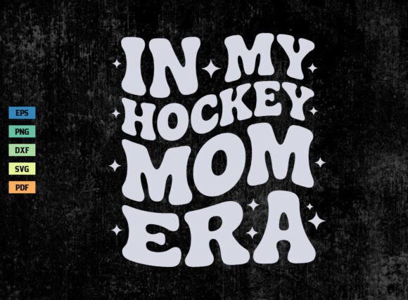 Retro Hockey Mom SVG: Graphics for Crafts