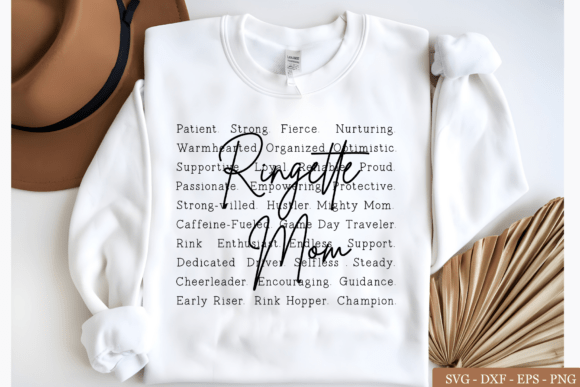 Ringette Mom Graphics for Crafts and Branding