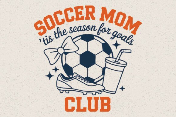 Soccer Mom Club SVG: Seasonal Graphics for Crafts