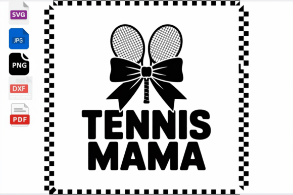 Tennis Mama SVG: Premium Graphics for Crafts